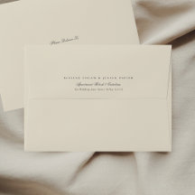 Formal Script Beige Charcoal The Wedding