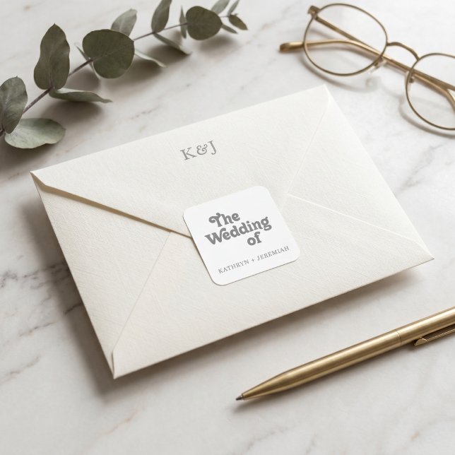 Formal Simple Wedding Envelope Seals (Creator Uploaded)