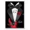 Formal Tuxedo Black Red Heels Table Number Seating