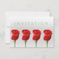 Formal Vip Roses Silver Red Green Pastel Pearly