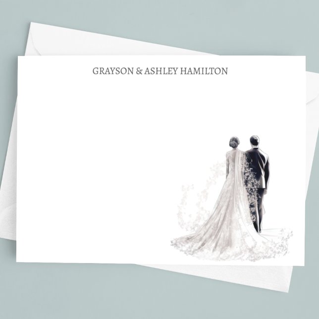 Formal Wedding Bride & Groom Card (Creator Uploaded)
