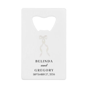 Formal White Bow Ribbon Elegant Wedding