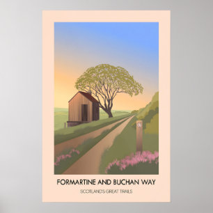 Formartine and Buchan Way Scotlands Great Trails Poster