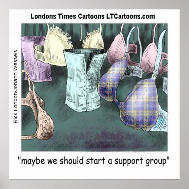 Forming A Support Group Rick London Funny Poster (Front)