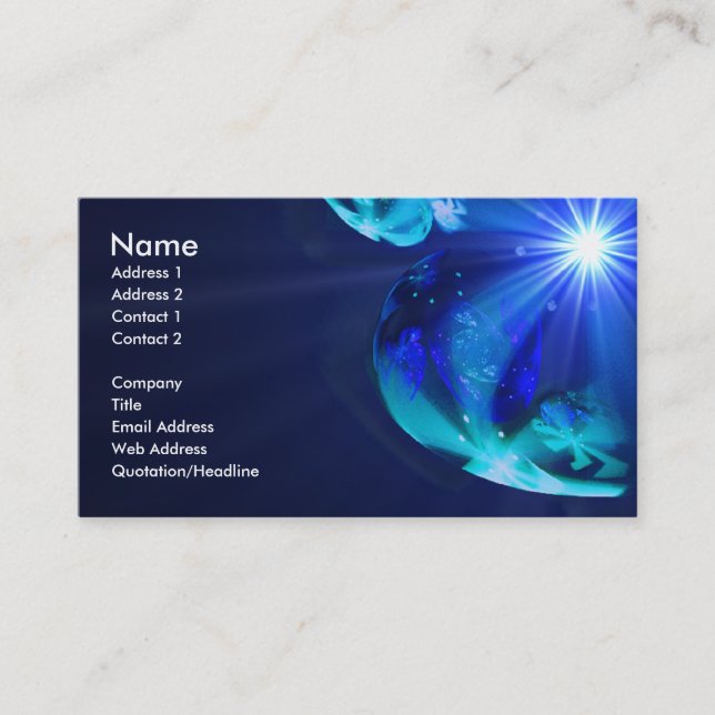 Forming Stars Business Card (Front)