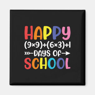 Formula 100 Days Of School Fun Math Teacher 100th  Magnet