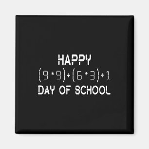 Formula 100 Days Of School Math Teacher Student Magnet