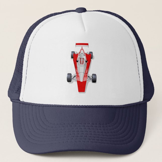 Formula 1 race car trucker hat (Front)