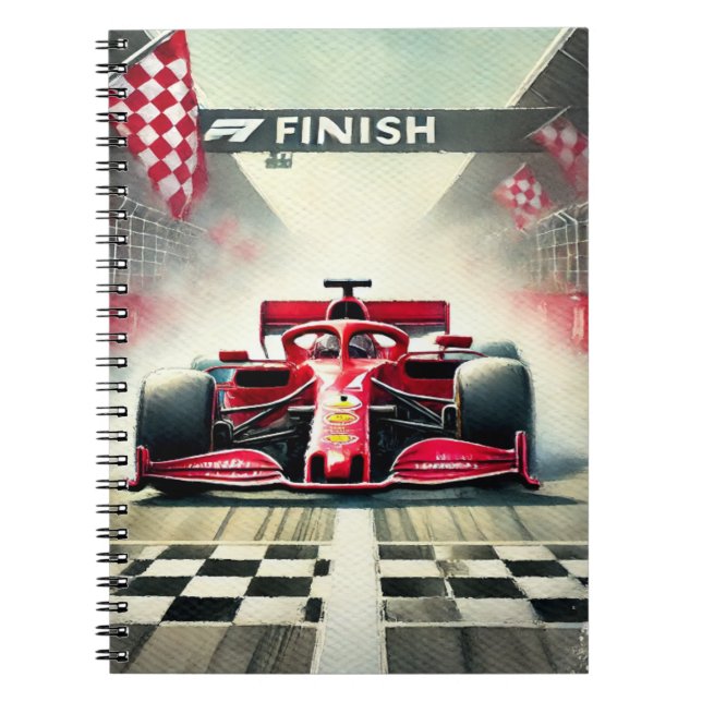 Formula 1 trendy notebook (Front)