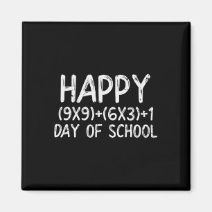 Formula Happy 100 Days Of School 100th Day Teacher Magnet