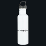 Formula Math Mathematical ln(z) = ln(|z|)   i*j 710 Ml Water Bottle<br><div class="desc">I love Math. A must for every math lover,  math student,  math teacher. A perfect match for nerds and geeks. Good for the young and the old.</div>