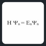 Formula Math Mathematical Physics Square Sticker<br><div class="desc">I love Math. A must for every math lover,  math student,  math teacher. A perfect match for nerds and geeks. Good for the young and the old.</div>