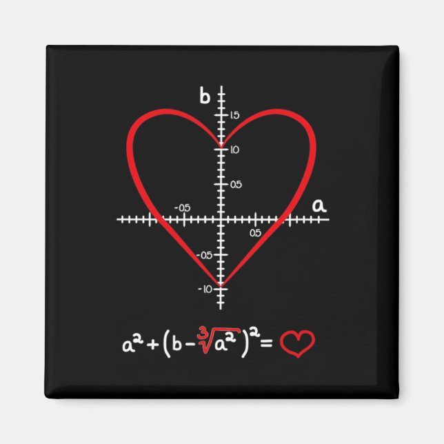 Formula Math Valentines Day Gifts For Math Student Magnet (Front)