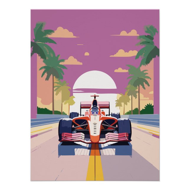 Formula One Wall Décor Poster (Front)
