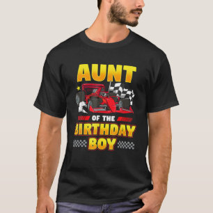 Formula Race Car Aunt Of Birthday Boy Party Racing T-Shirt