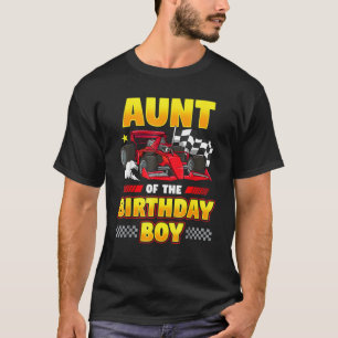 Formula Race Car Aunt Of Birthday Boy Party Racing T-Shirt
