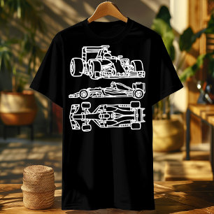 Formula Racing Car Silhouette Mechanical gifts  T-Shirt