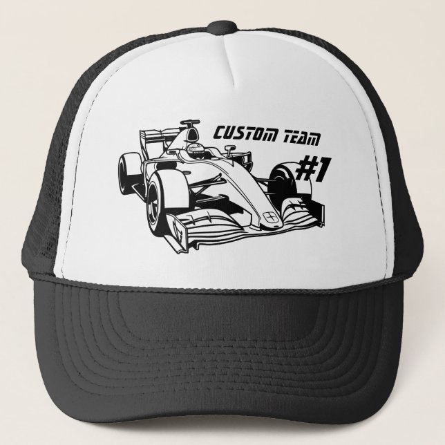  Formula Racing port Cars gifts motorsport dads Trucker Hat (Front)