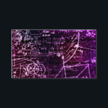 Formulas in mathematical space business card<br><div class="desc">Abstract blocks of mathematical formulas that are in the virtual space</div>