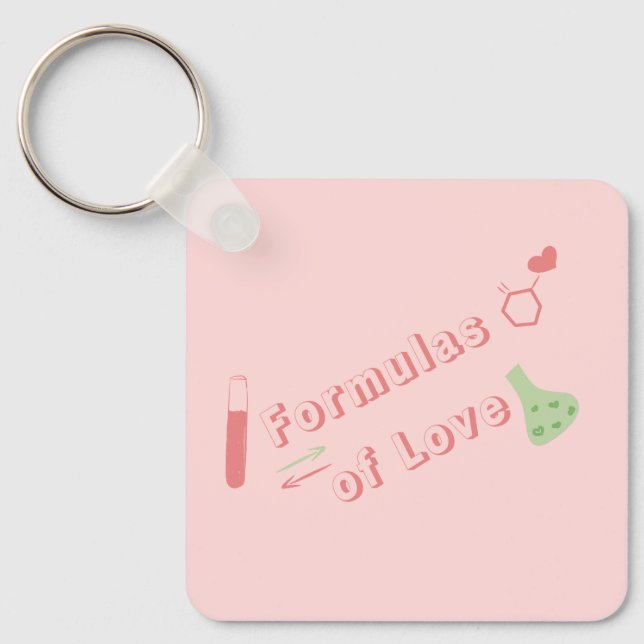 Formulas of Love Keychain (Front)