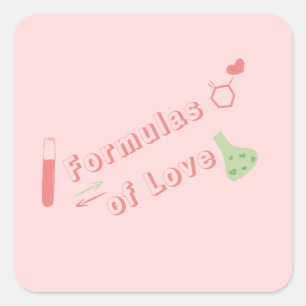 Formulas of Love Sticker