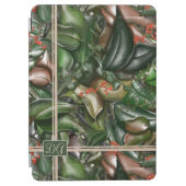Forrest and Berries Monogrammed iPad Case (Front)