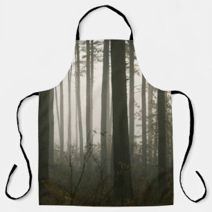 forrest and tree silhouettes naturally apron