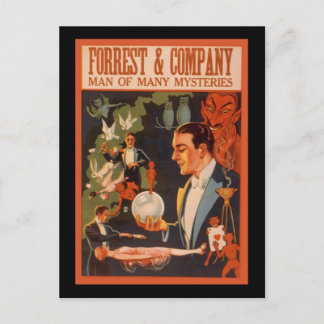 Forrest & Company man of many mysteries Postcard