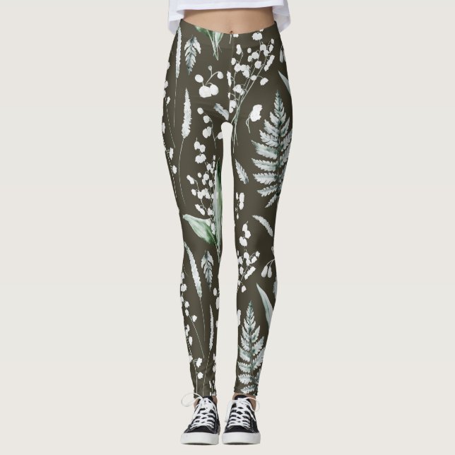 Forrest Foliage Leggings (Front)