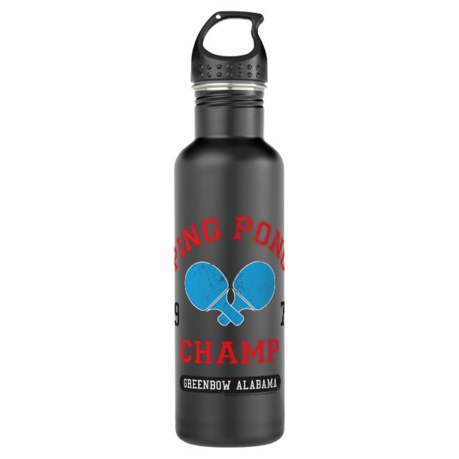 Forrest Gump Ping Pong Champ Greenbow Alabama 1972 710 Ml Water Bottle (Front)