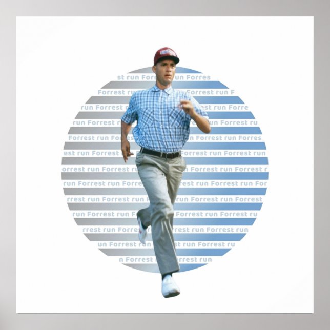Forrest Gump Running Poster (Front)
