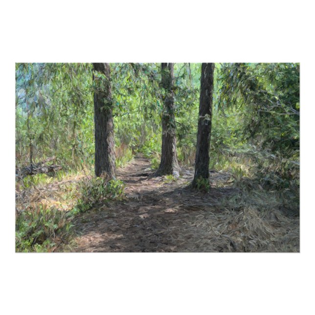 Forrest path photo print (Front)