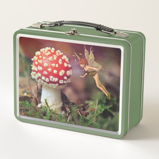 Forrest Pixie  Metal Lunch Box (Front)