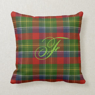 Forrester/Foster Tartan Monogram Pillow