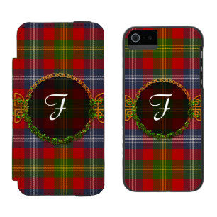 Forrester Tartan And Monogram Incipio Watson™ iPhone 5 Wallet Case