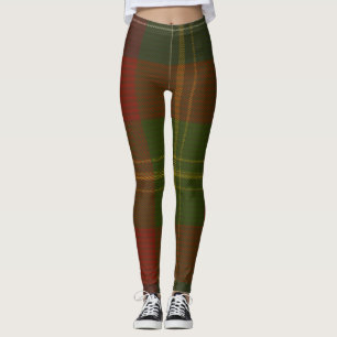 Forrester Tartan Clan Plaid Leggings