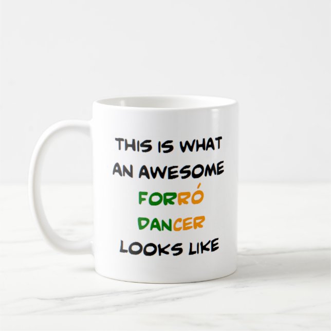 forro dancer, awesome coffee mug (Left)