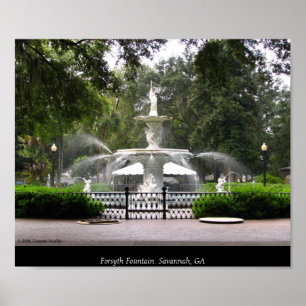 Forsyth Fountain Poster