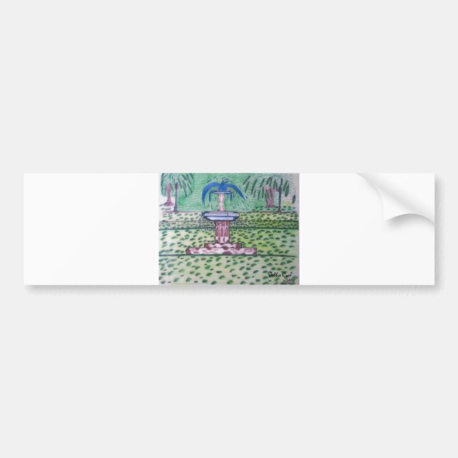 Forsyth Park Bumper Sticker (Front)