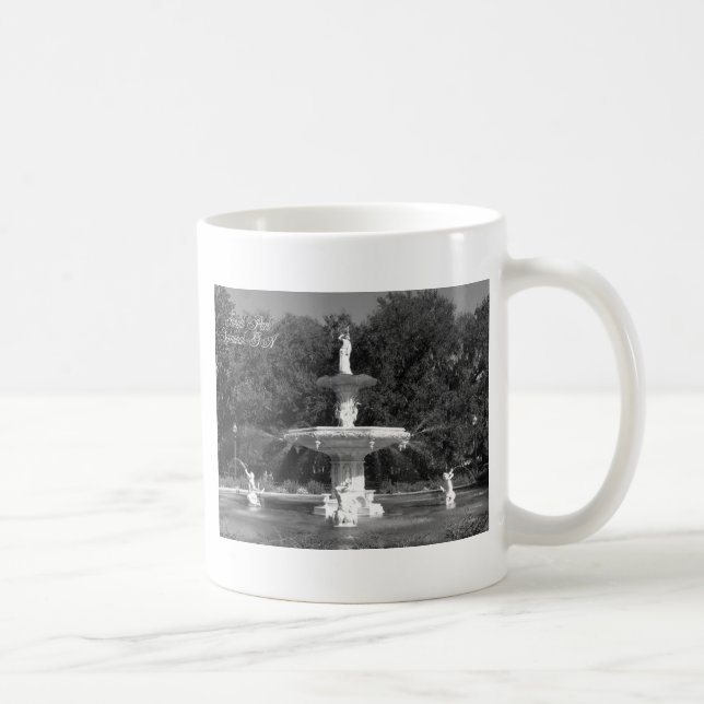 Forsyth Park Fountain Savannah, Georgia Coffee Mug (Right)