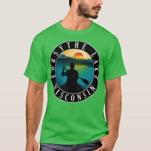 Forsythe Lake Wisconsin Canoeing T-Shirt