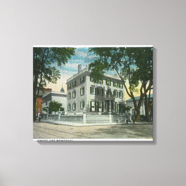 Fort Allen Park View of Casco Bay Canvas Print (Front)