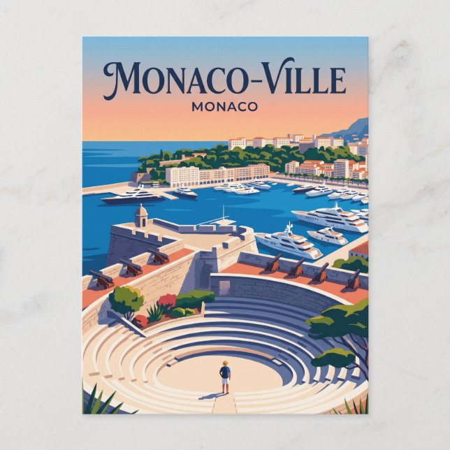 Fort Antoine Monaco Postcard (Front)