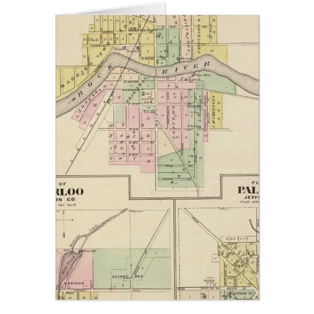 Fort Atkinson, Waterloo and Palmyra, Jefferson Co (Front)