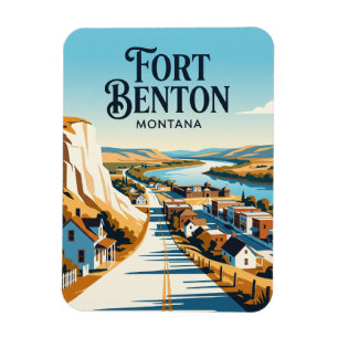 Fort Benton USA Magnet