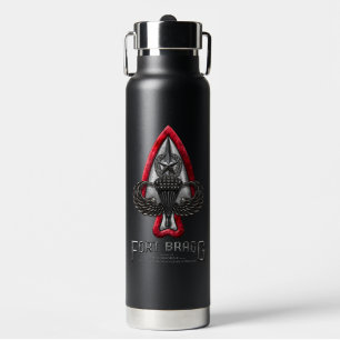 Fort Bragg Black 25 oz Vacuum Insulated Bottle