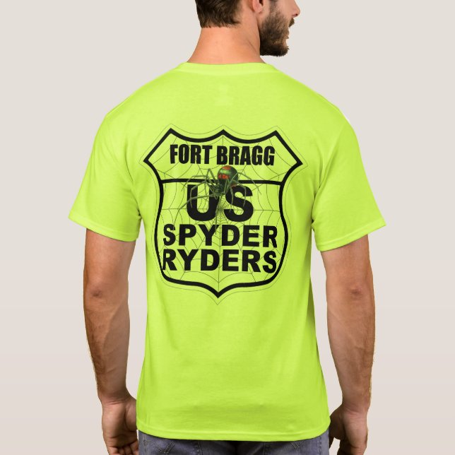 Fort Bragg Chapter - Logo 2-Sided Trans T-Shirt (Back)