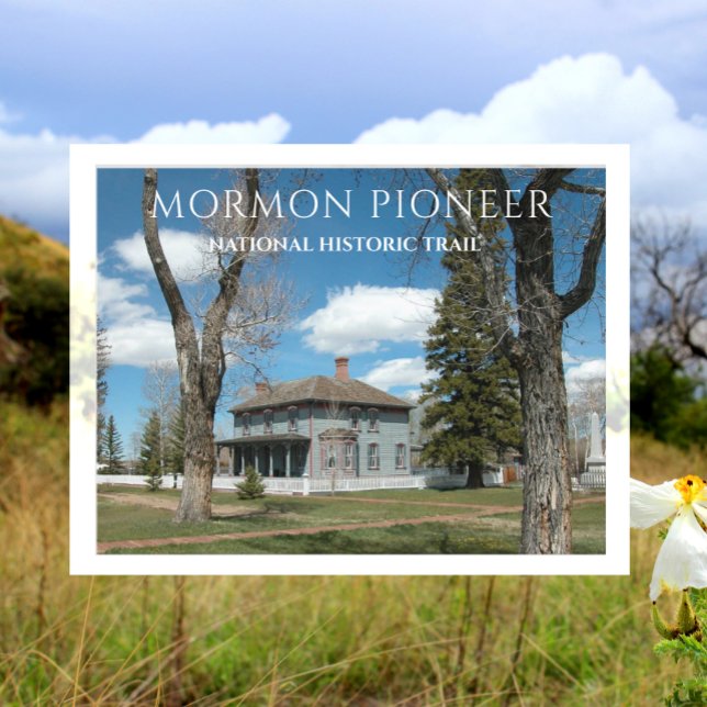 Fort Bridger, Mormon Pioneer Historic Trail. WY Postcard (Creator Uploaded)