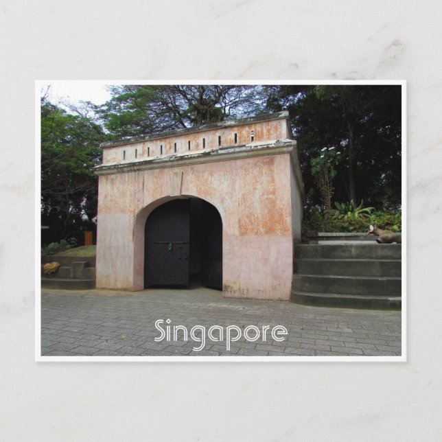 fort canning gate postcard (Front)