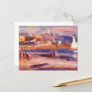 Fort Carre and Antibes lighthouse by August Renoir Postcard